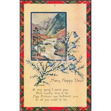 Many Happy Days, 1966 - Millar & Lang Postcard