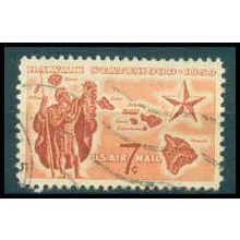 Used C55 7c Hawaii Statehood Fine WA0622