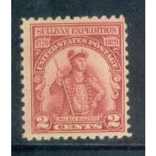 657 2c General John Sullivan Just Clears MNH M06906