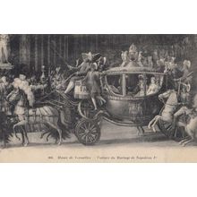 The Car Voiture De Marriage Napoleon 1st Versailles Museum Antique Postcard