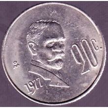 1977 Mexico 20 Centavos Coin