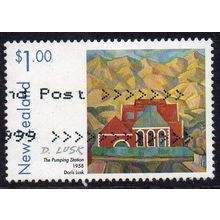 New Zealand 1999 Paintings by Doris Lusk - The Pumping Station, 1958 $1 Used