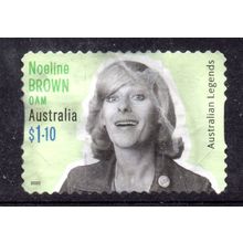 AUSTRALIA: 2020, $1.10 LEGENDS, NOELENE BROWN, USED SELF-ADHESIVE STAMP 078-094
