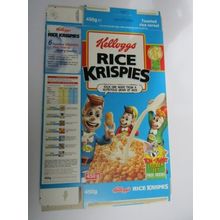 Kelloggs Rice Krispies 1998 Tom & Jerry Empty Cereal Box