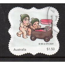 AUSTRALIA: BIB & BUB, 2024 GUMNUT BABIES, USED SELF-ADHESIVE MYSTAMP. 19/20