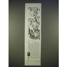 1940 Miami Chamber of Commerce Ad - Old Sol on the Beam