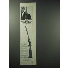 1964 Charles Daly Shotgun Ad - Side-by-Side Too Much