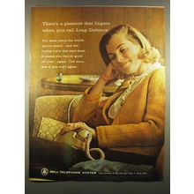 1964 Bell Telephone Ad - Pleasure That Lingers