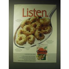 1989 General Mills Apple Cinnamon Cheerios Ad - Listen