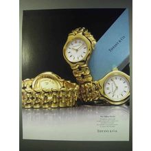 1990 Tiffany & Co. Tesoro Watch Ad