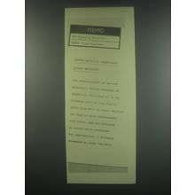 1949 Newton, Chambers & Company Ad - Memo to director from Plant Engineer
