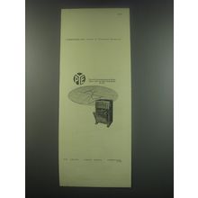 1949 Pye Radiogram 49 RG Ad - Cambridge - the centre of scientific research