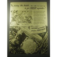 1941 Safeway Produce Ad - No fooling, Mrs. Faddle