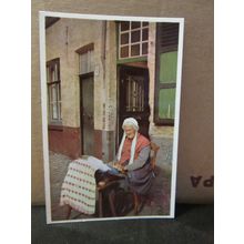 LA DENTELLIERE, BRUGES, BELGIUM unused vintage postcard, =