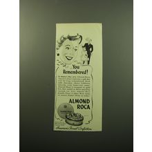 1950 Almond Roca Candy Advertisement - You remembered