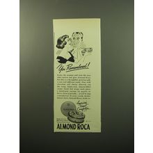 1950 Almond Roca Candy Advertisement
