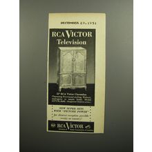 1951 RCA Victor Clarendon Television Advertisement