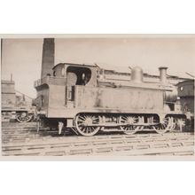 LMS Railway Class 0-6-0T No 1557 NSR16 Antique Train Real Photo Postcard