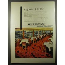 1954 Gulistan Carpets Ad - Repeat Order