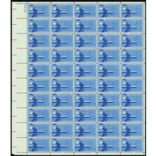 Air Force Full Sheet of Fifty 6 Cent Airmail Postage Stamps Scott C49