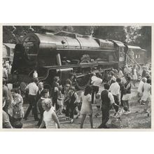 The Royal Scot Train at Bressingham Railway Station Norfolk Postcard