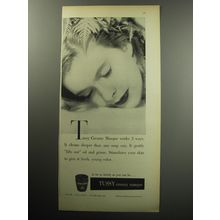 1957 Tussy Creamy Masque Advertisement - works 3 ways