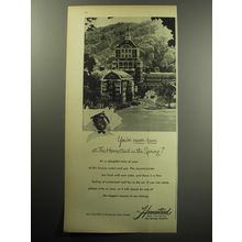 1957 Homestead Resort Ad - You've never been at the Homestead in the Spring?