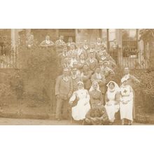 Red Cross Nurse British Military Casualties WW1 Hospital Old Postcard