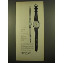 1961 Tiffany & Co. Patek Philippe Watches Advertisement - For Graduation