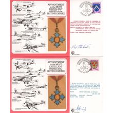 Appointment To The Most Excellent Order Of British Empire OBE 2x Hand Signed Mil