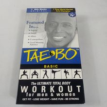 Tae Bo with Billy Banks - The Ultimate Total Body Workout - VHS Tape - Used