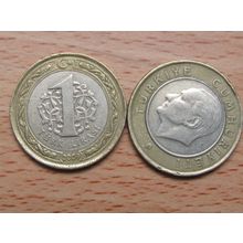 Turkey 2009 1 Lirasi Coin