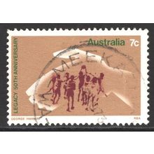 AUSTRALIA 1973: 50th ANNIVERSARY OF LEGACY - 7c USED (G5)