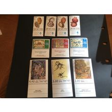 ICOLLECTZONE Israel 678-687 Tab sets VF NH