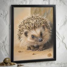 Hedgehog Wall Print Retro Hedgehog Wall Art Print Hedgehog Poster Picture Art (3