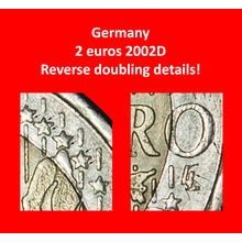 Ⰶ PHALLIC TYPE (2002-2006): GERMANY ★ 2 EUROS 2002D BAVARIA★LOW START★NO RESERVE
