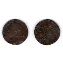 Great Britain. Howard Birmingham Halfpenny 1792. dy17418
