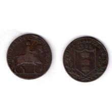 Great Britain. Hull Halfpenny 1791. dy15585