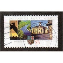 GER 2007 €0.55 (S/A) 'SAARLAND' FINE USED (EBID30-509)