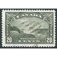 Canada 1935 SG349 20c Olive-Green Good/Fine Used . ..