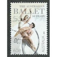 AUS 2012 60c '50TH ANN OF AUSTRALIAN BALLET' FINE USED (EBID36-736)