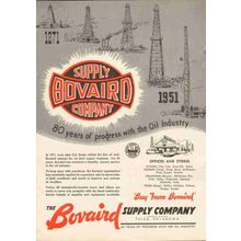bovaird supply company 1951 80 years progress oil industry vintage ad