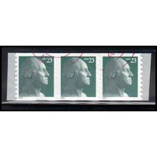 Used 3617 23c George Washington Fine CNP+1 Left V45 P/UL PA3862