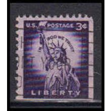 Used 1035 3c Statue of Liberty Fine BPS KA5766
