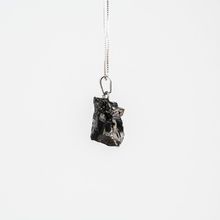Shungite Natural Nobel Silver Bail Pendant | 20-25mm | Russia[ ]