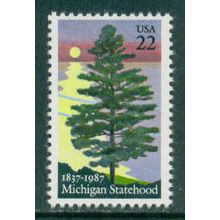 2246 22c Michigan Fine MNH MA2069