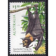 Australia 2020 Tree Dwellers of Tropics - Spectacled Flying Fox $1.10 Used