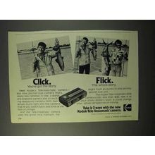 1975 Kodak Tele-Instamatic 608 Camera Ad - Click Flick