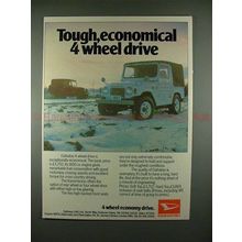 1978 Daihatsu Truck Ad, Tough Economical 4 Wheel Drive!