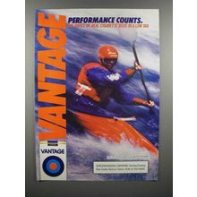 1986 Vantage Cigarette Ad - Performance Counts - Kayak